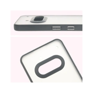 Bizon Case Angelo Nothing Phone (3a) průhledný se šedým rámem