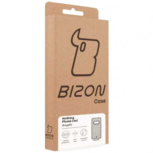 Buy Bizon Case Angelo Nothing Phone (3a) translucent with a gray frame - BIZ9216 - {ean13} - Home Screen Store Europe