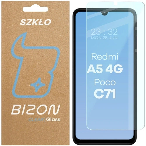 Kup Bizon Glass Clear 2 Xiaomi Redmi A5 4G / Poco C71 - BIZ9220 - {ean13} - Sklep Home Screen