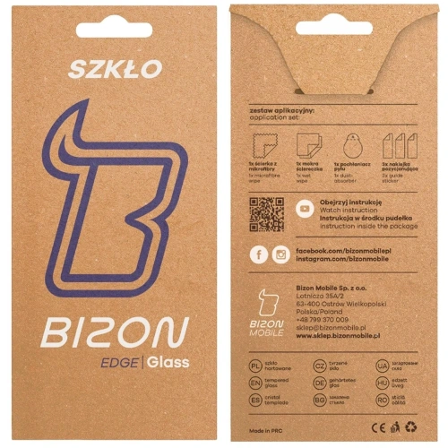 Kup Bizon Glass Edge 2 Realme 14 5G / 14T 5G schwarzer Rahmen - BIZ9221 - {ean13} - Sklep Home Screen