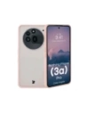 Bizon Case Angelo Nothing Phone (3a) Pro transparent mit einem pinken Rahmen