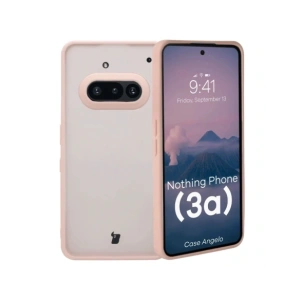 Buy Bizon Case Angelo Nothing Phone (3a) translucent with a pink frame - BIZ9224 - {ean13} - Home Screen Store Europe