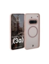 Etui z pierścieniem magnetycznym Bizon Case MatteO do Nothing Phone (3a) przydymione-różowe