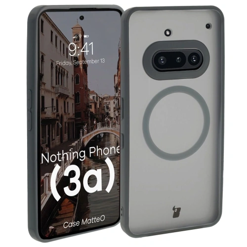 Kup Bizon Case MatteO Magnetic Nothing Phone (3a) füstös szürke - BIZ9227 - {ean13} - Sklep Home Screen