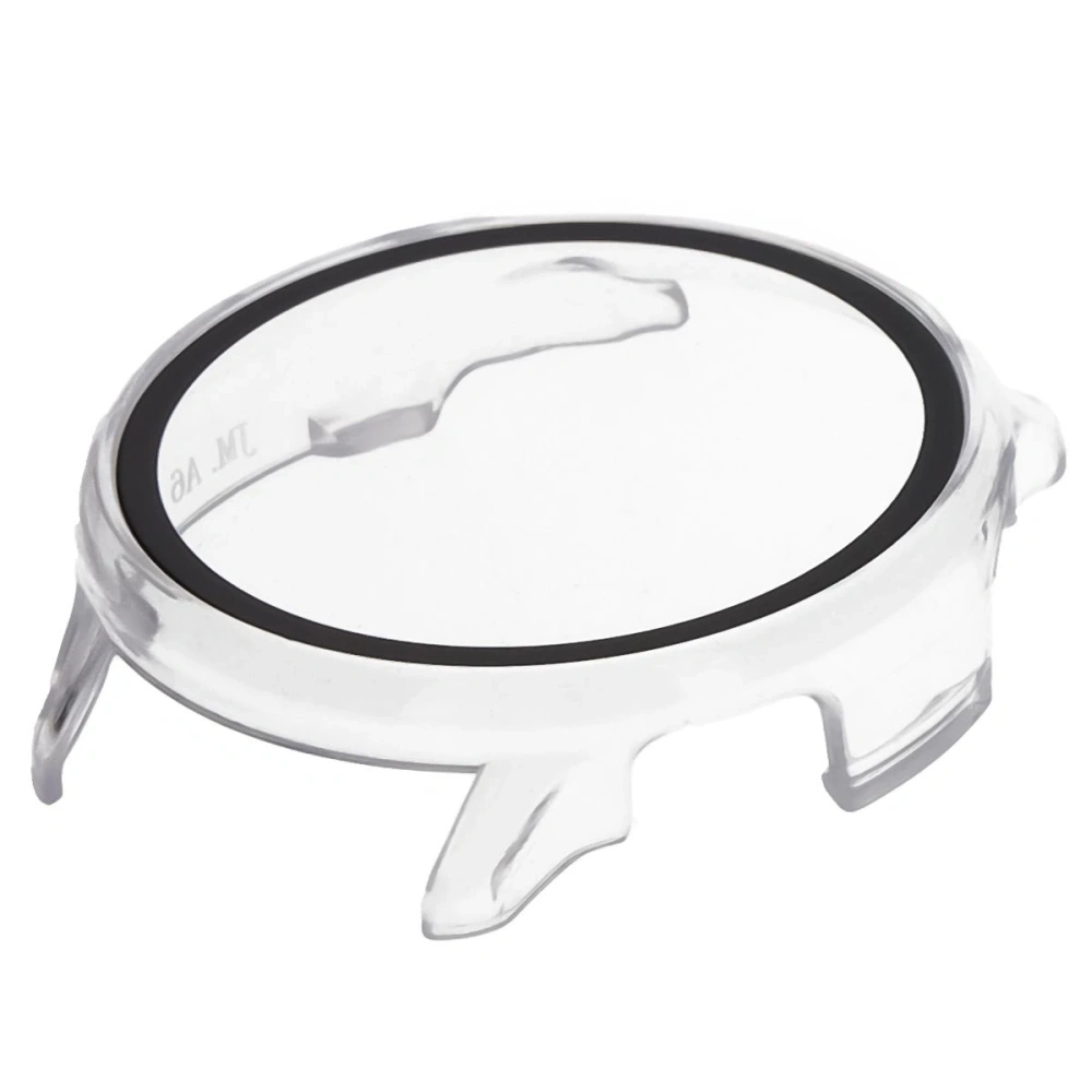 Etui ze szkłem do zegarka Bizon Case+Glass Watch do Garmin Vivoactive 6 przezroczyste