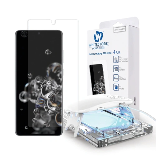 Kup Whitestone Dome Samsung Gehärtetes Glas mit UV-Kleber Glas Galaxy S20 Ultra Clear - WSD033 - {ean13} - Sklep Home Screen