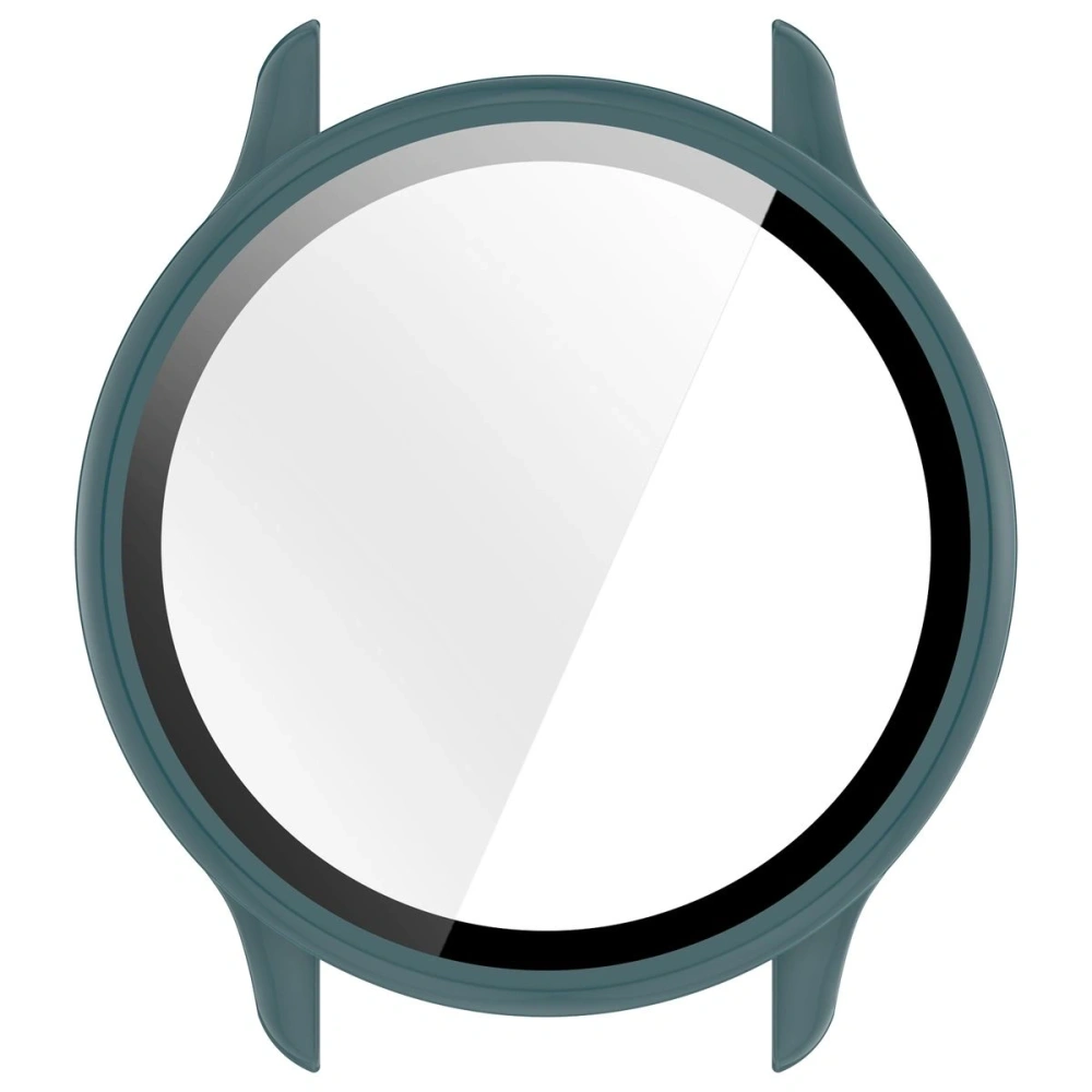 Etui ze szkłem do zegarka Bizon Case+Glass Watch do Garmin Vivoactive 6 zielone