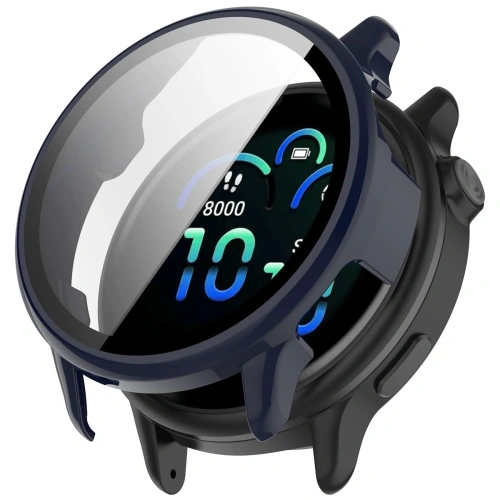 Kup Etui ze szkłem do zegarka Bizon Case+Glass Watch do Garmin Vivoactive 6 niebieskie - BIZ9234 - {ean13} - Sklep Home Screen