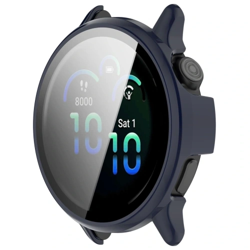 Kup Etui ze szkłem do zegarka Bizon Case+Glass Watch do Garmin Vivoactive 6 niebieskie - BIZ9234 - {ean13} - Sklep Home Screen