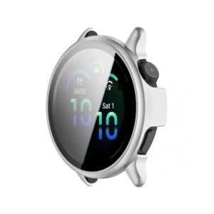 Kup Etui ze szkłem do zegarka Bizon Case+Glass Watch do Garmin Vivoactive 6 satynowo srebrne - BIZ9235 - {ean13} - Sklep Home Screen