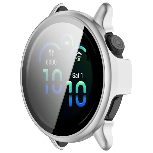 Kup Etui ze szkłem do zegarka Bizon Case+Glass Watch do Garmin Vivoactive 6 satynowo srebrne - BIZ9235 - {ean13} - Sklep Home Screen