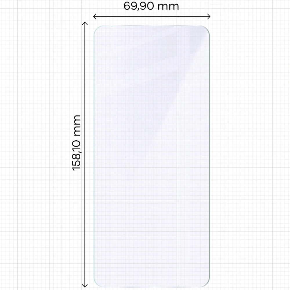 Elastyczne szkło hybrydowe Bizon Glass Mule do Realme 14 5G