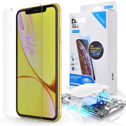 Kup Sticlă călită cu adeziv UV Whitestone Dome Glass Apple iPhone 11 Clear - WSD031 - {ean13} - Sklep Home Screen