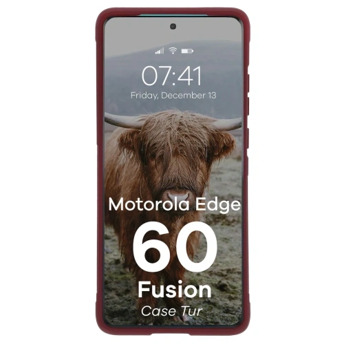 Kup Bizon Case Tur Motorola Edge 60 Fusion / Edge 60 burgunderrot - BIZ9244 - {ean13} - Sklep Home Screen