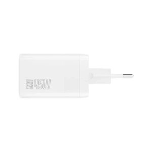 Buy 4smarts PDPlug Dual 45W GaN 2xUSB-C White Wall Charger - 4SMR90 - {ean13} - Home Screen Store Europe