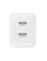 Kup 4smarts PDPlug Dual 45W GaN 2xUSB-C Bílý Nástěnný Nabíječ - 4SMR90 - {ean13} - Sklep Home Screen