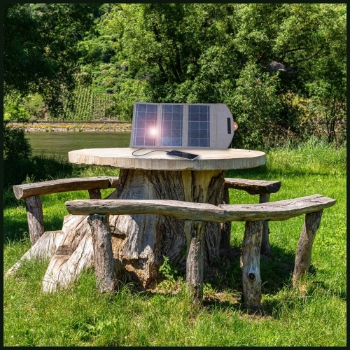 Kup 4smarts VoltSolar 20W Panou Solar 2xUSB-A Gri - 4SMR91 - {ean13} - Sklep Home Screen