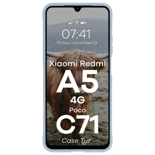 Buy Bizon Case Tur Xiaomi Redmi A5 4G / POCO C71 4G light blue - BIZ9250 - {ean13} - Home Screen Store Europe