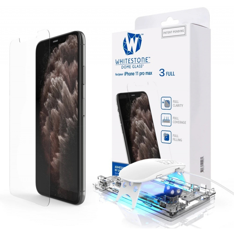 Buy Whitestone Dome Glass Apple iPhone 11 Pro Max Clear - 8809365403820 - WSD029 - Homescreen.pl