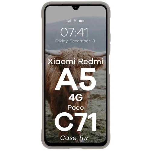 Kup Bizon Case Tur Xiaomi Redmi A5 4G / POCO C71 4G hellgrau - BIZ9251 - {ean13} - Sklep Home Screen