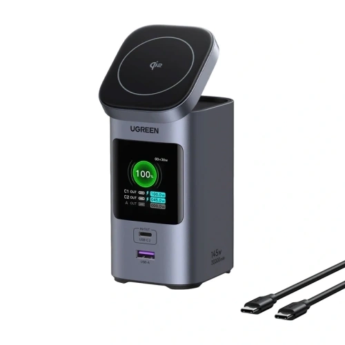 Buy UGREEN Nexode 2-in-1 Wireless Charger / Powerbank 20000mAh 145W Qi2 2x USB-C Power Bank - UGR5628 - {ean13} - Home Screen Store Europe