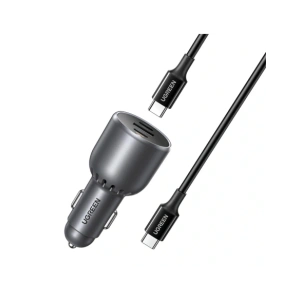 Buy UGREEN EC705 Car Charger USB-A, 2xUSB-C 130W + 1m 5A Cable - UGR5631 - {ean13} - Home Screen Store Europe