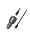Încărcător auto UGREEN EC705 USB-A, 2xUSB-C 130W + cablu de 1m 5A