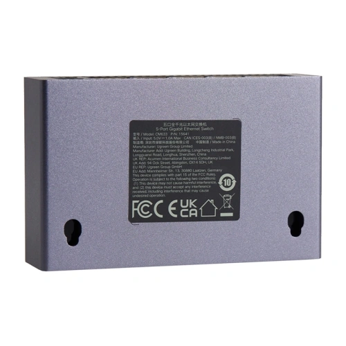 Buy UGREEN CM633 5-Port GigaBit Ethernet Switch (Black) - UGR5636 - {ean13} - Home Screen Store Europe