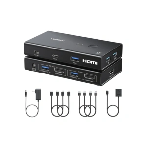 Buy UGREEN AK502 2-in-1 HDMI 2.0 KVM Switch - UGR5637 - {ean13} - Home Screen Store Europe