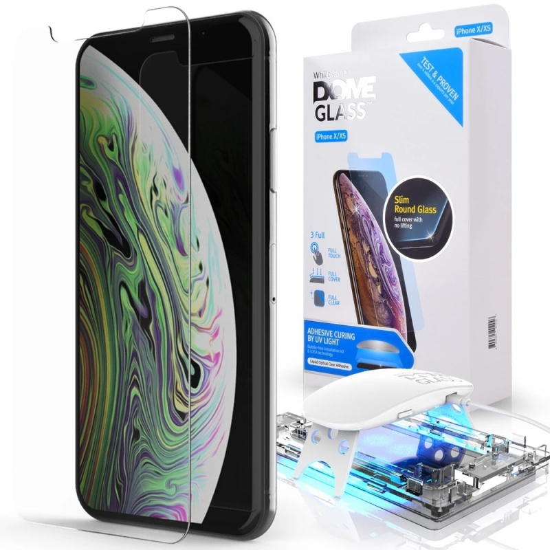 Buy Whitestone Dome Glass Apple iPhone X/XS Clear - 8809365402946 - WSD026 - Homescreen.pl