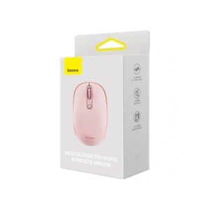 Kup Baseus F01B Tri-Mode Wireless Mouse 2.4G BT 5.0 1600 DPI (rosa) - BSU8959 - {ean13} - Sklep Home Screen