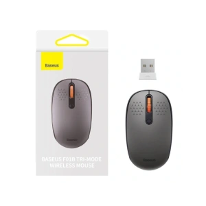 Buy Baseus F01B Tri-Mode Wireless Mouse 2.4G BT 5.0 1600 DPI (gray) - BSU8960 - {ean13} - Home Screen Store Europe