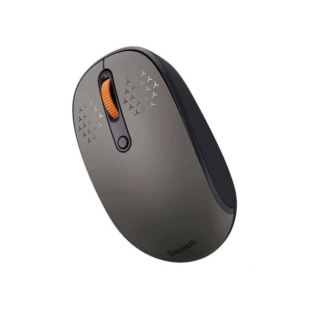 Bezprzewodowa myszka Baseus F01B Tri-Mode 2.4G BT 5.0 1600 DPI (szara)