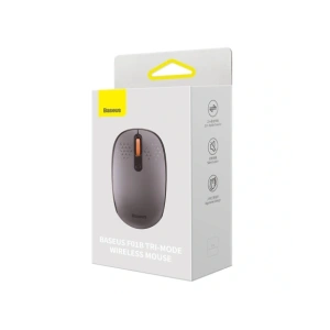 Kup Baseus F01B Tri-Mode Wireless Maus 2.4G BT 5.0 1600 DPI (grau) - BSU8960 - {ean13} - Sklep Home Screen