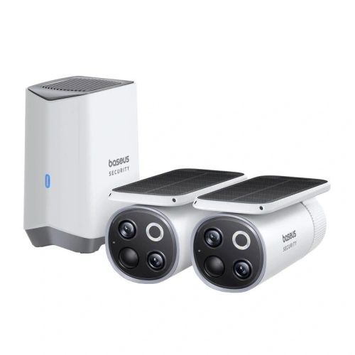 Buy Baseus S1 Pro 3K Dual Outdoor Camera (white) - BSU8966 - {ean13} - Home Screen Store Europe