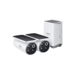 Buy Baseus S1 Pro 3K Dual Outdoor Camera (white) - BSU8966 - {ean13} - Home Screen Store Europe