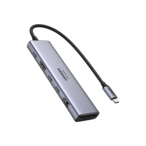 Kup UGREEN 7v1 Adaptér USB-A 3.2, 2xUSB-C 3.2, USB-C Pass-through, HDMI 4K60Hz, SD/TF - UGR5638 - {ean13} - Sklep Home Screen