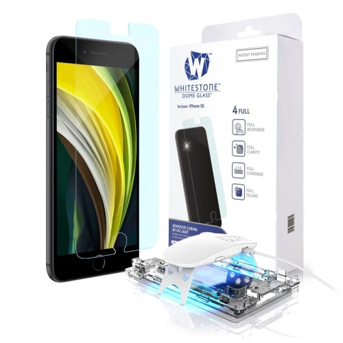 Kup Whitestone Dome Apple Gehärtetes Glas mit UV-Kleber Glas iPhone SE 2022/SE 2020/8/7 - WSD039 - {ean13} - Sklep Home Screen