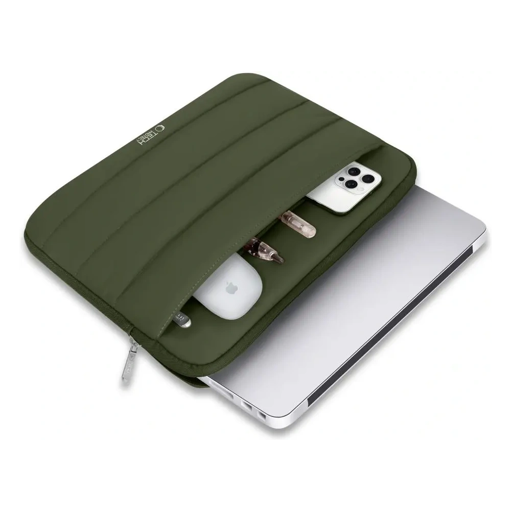 Torba Tech-Protect Fluffy Laptop 15-16 Army Green