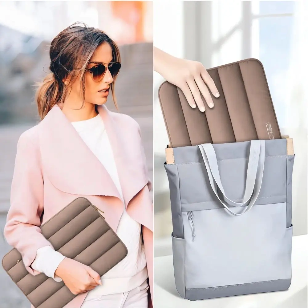 Torba Tech-Protect Fluffy Laptop 15-16 Walnut