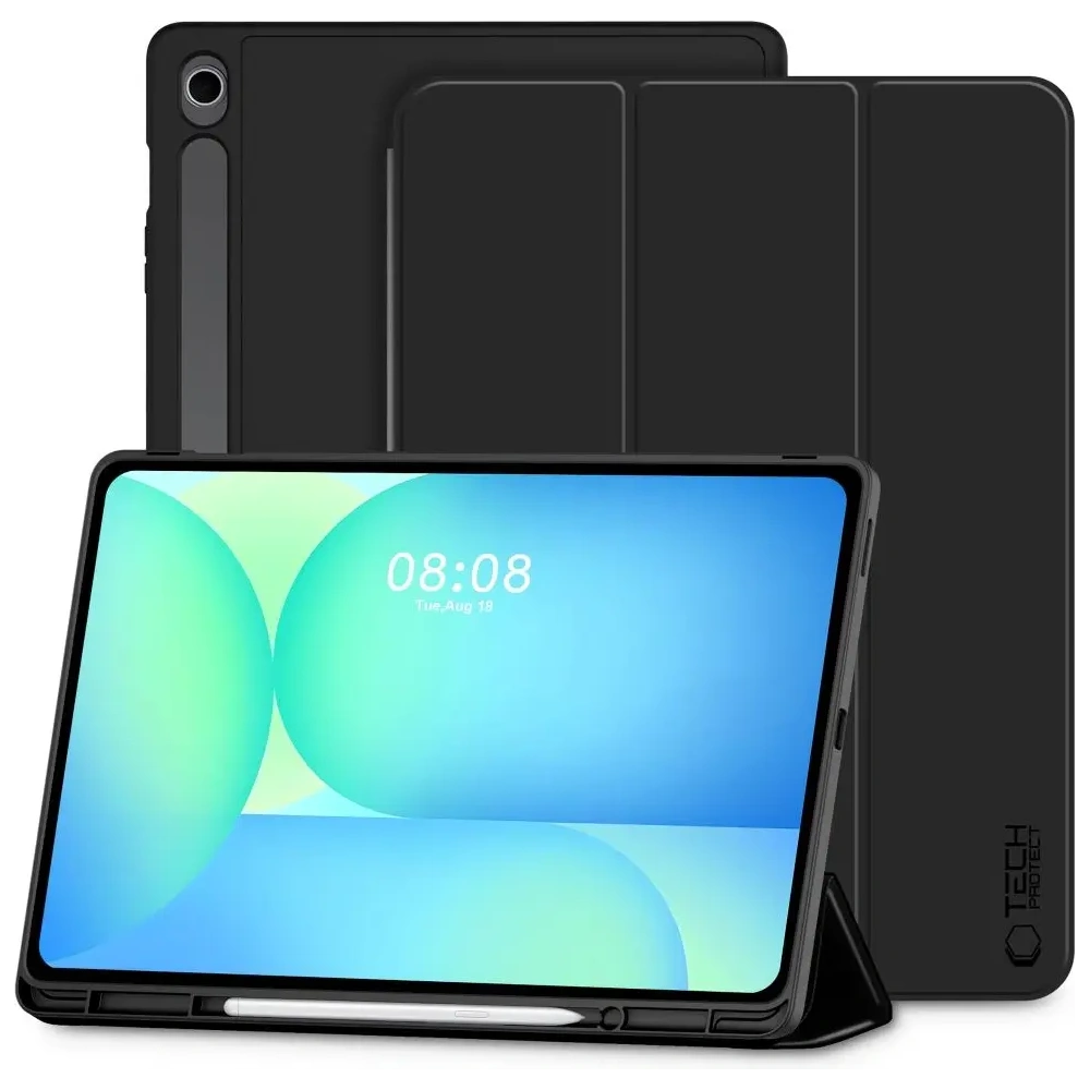 Etui Tech-Protect SmartCase Pen Samsung Galaxy Tab S10 FE+ Plus 13.1 X620 / X626b Black