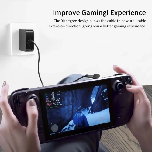 Kup Adaptor unghiular USB-C Tech-Protect Ultraboost AA02 Gri - THP4224 - {ean13} - Sklep Home Screen