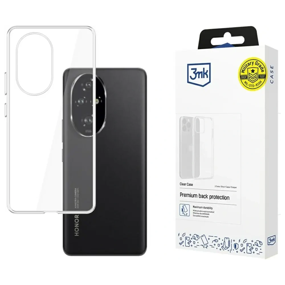 Etui 3MK Clear Case do Honor 200 Pro
