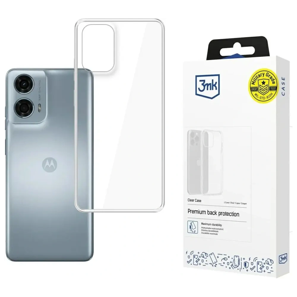 Etui 3MK Clear Case do Motorola Moto E14 / G04 / G24 Power / G24 4G