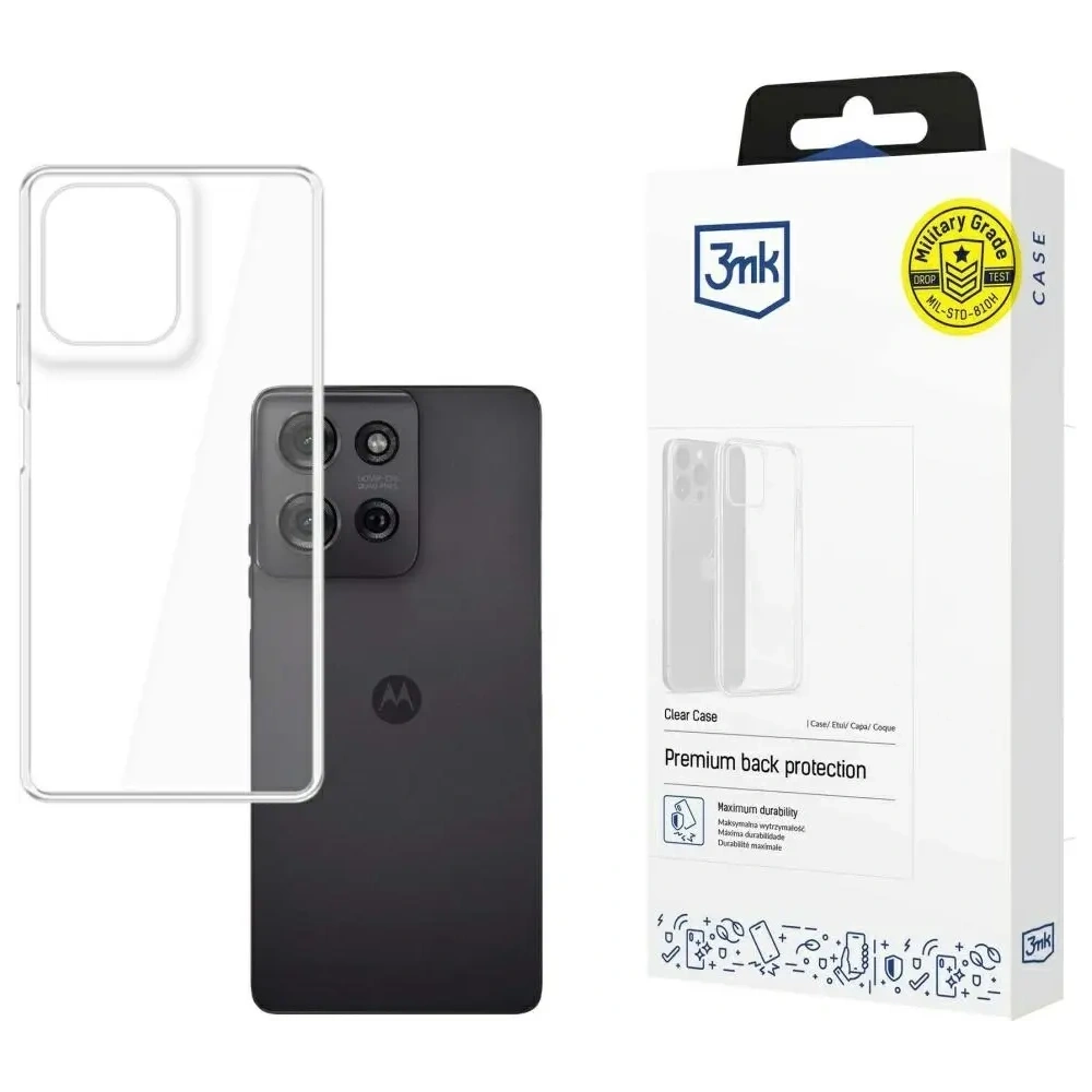 Etui 3MK Clear Case do Motorola Moto G75