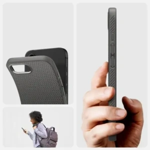 Kup Spigen Liquid Air Apple iPhone 16e Marmor Grau - SPN16772 - {ean13} - Sklep Home Screen
