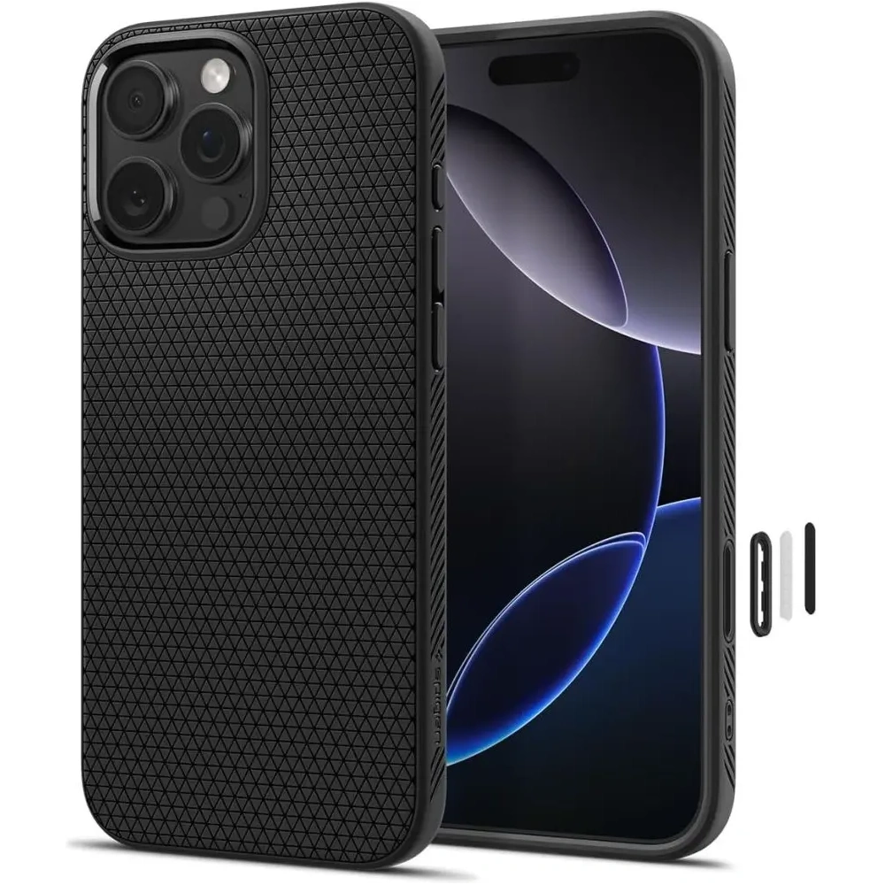 Etui Spigen Liquid Air T Mag MagSafe Apple iPhone 16 Pro Max Matte Black