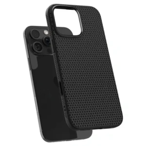 Kup Spigen Liquid Air T Mag MagSafe Apple iPhone 16 Pro Max Matt Schwarz - SPN16774 - {ean13} - Sklep Home Screen