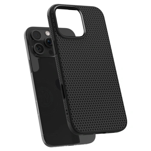 Kup Spigen Liquid Air T Mag MagSafe Apple iPhone 16 Pro Max Matt Schwarz - SPN16774 - {ean13} - Sklep Home Screen