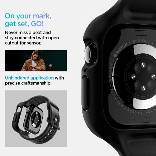 Kup Spigen Vault Pro Apple Watch 10 46mm Matná Černá - SPN16777 - {ean13} - Sklep Home Screen